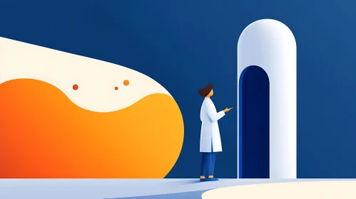 Scientist at the Doorway to Discovery