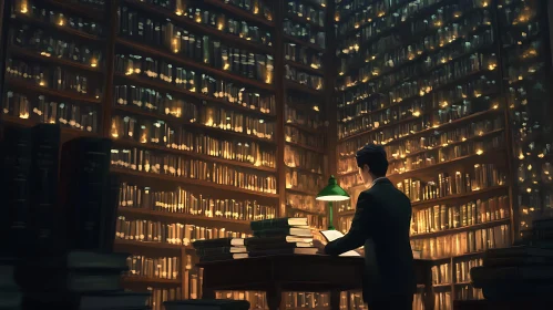 Contemplation in the Library