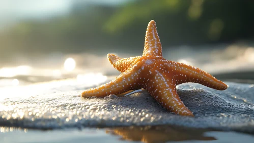 Coastal Starfish Serenity