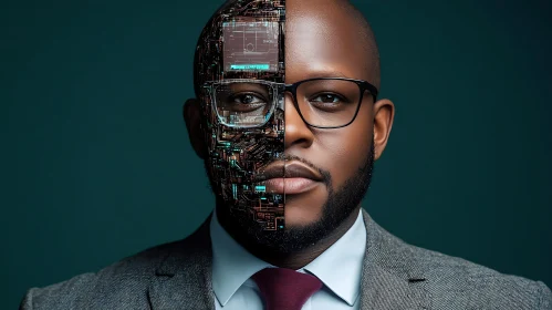 Hybrid Man: Digital and Human Fusion
