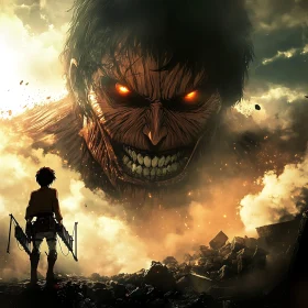 Dramatic Face-Off in Anime World
