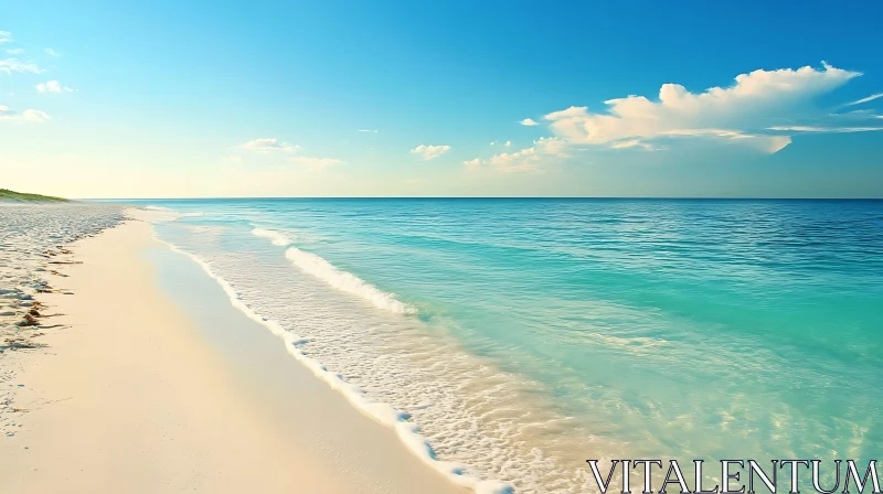 Coastal Serenity: Turquoise Waterscape