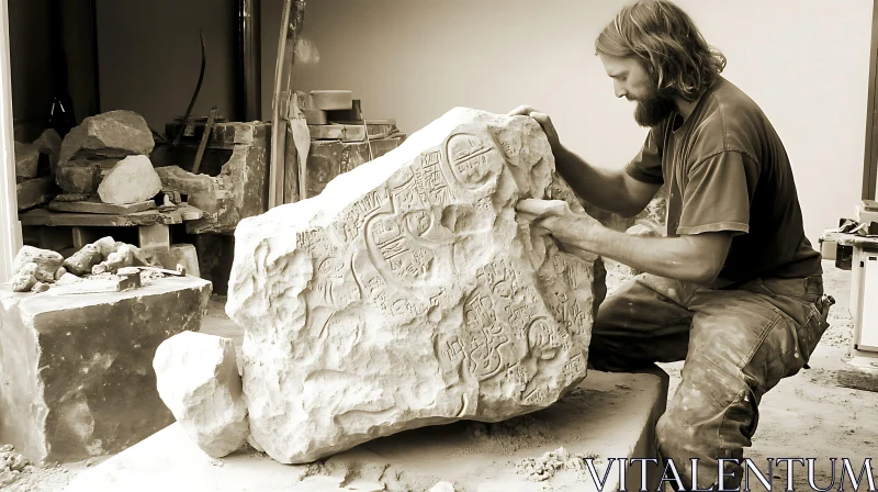 AI ART Sculptor Creates Stone Art