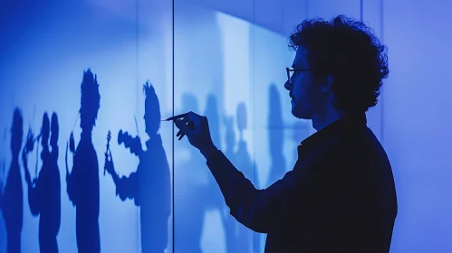 Silhouette Artist at Work