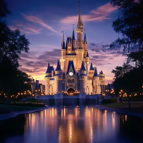Magical Castle in Twilight