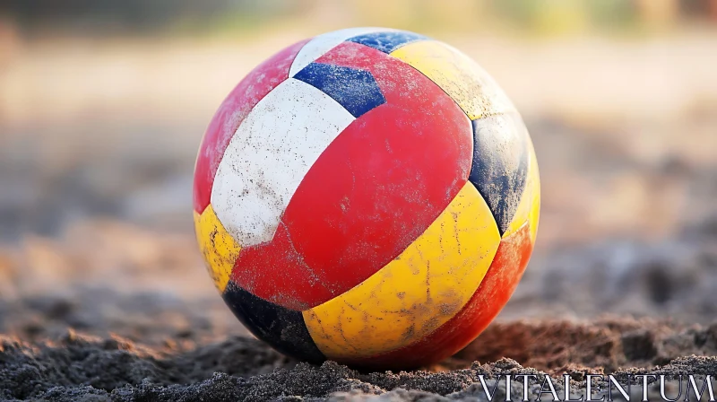 Beach Ball Close-Up