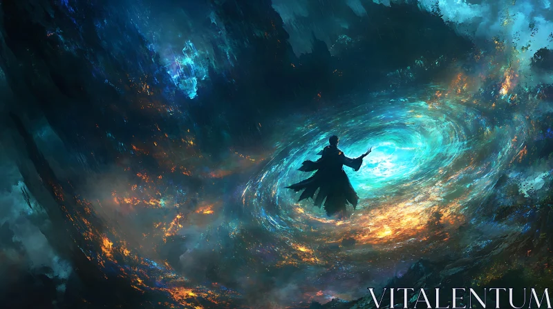 Enchanting Wizardry: A Portal's Embrace