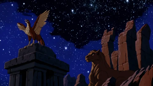 Fantastic Creatures in the Night