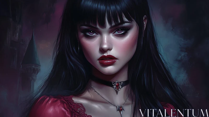 Dark Beauty: A Vampire's Gaze