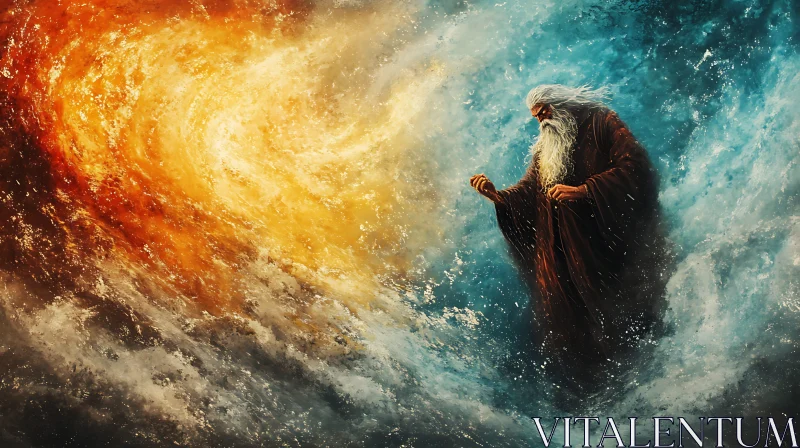 Mystical Wizard Painting