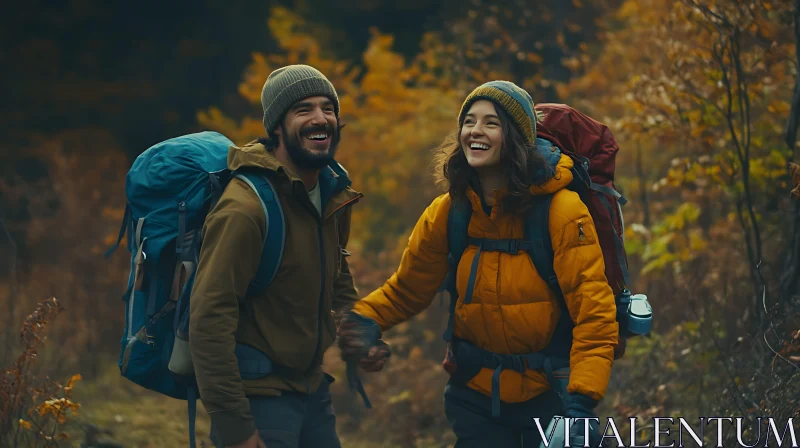 Couple's Autumn Hiking Adventure