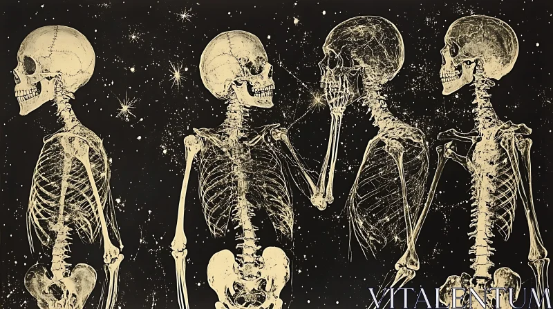 Starry Skeletons: A Nighttime Dialogue