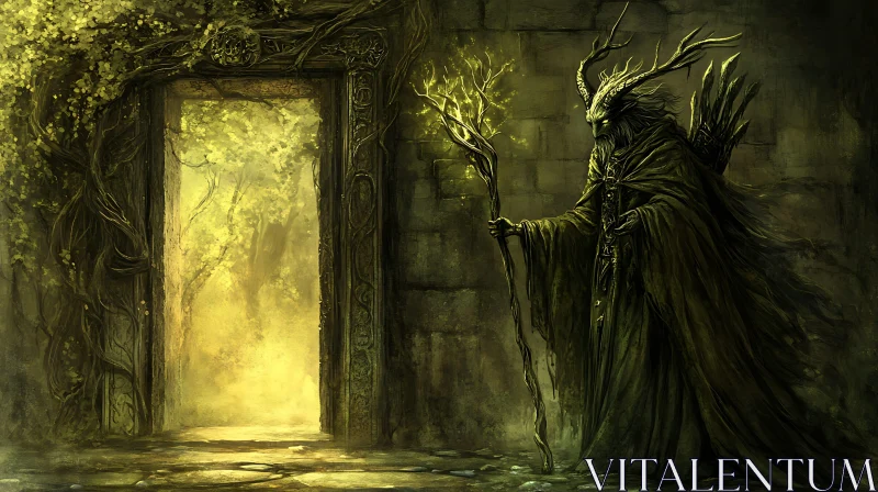 Enigmatic Forest Sentinel at Portal