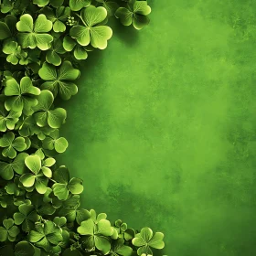 Emerald Green Clover Field