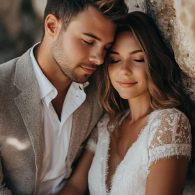 Intimate Couple Portrait in Soft Light
