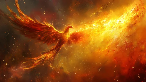 Blazing Phoenix Art: Symbol of Rebirth