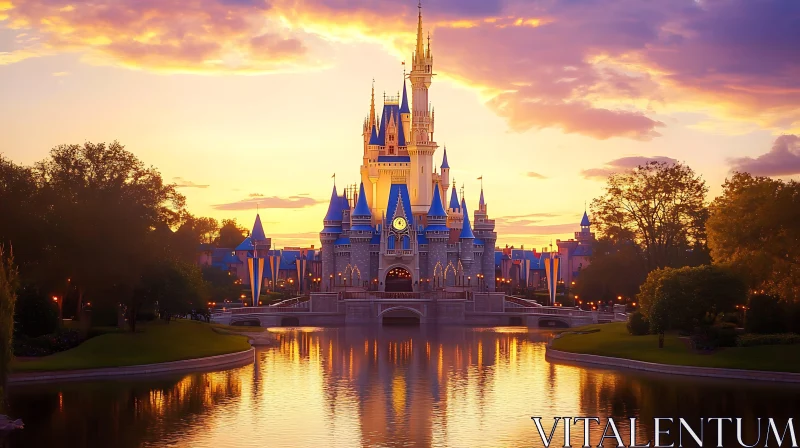 Magical Castle Sunset View