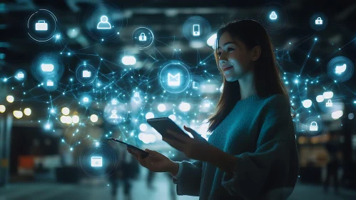 Digital Connectivity: A Modern Woman's World