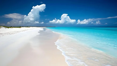 White Sand Beach and Azure Sea