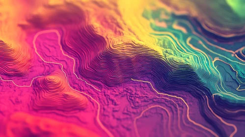 Gradient Topographic Landscape