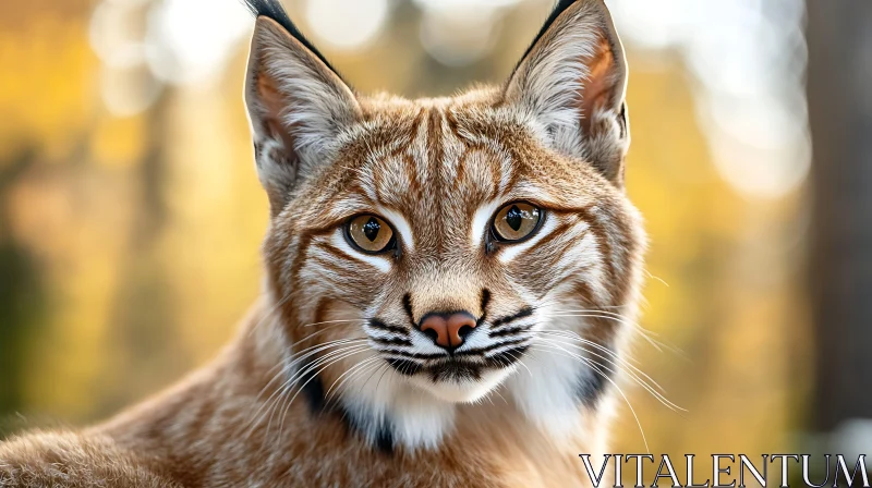 Close-up Lynx Face AI Image