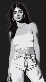 Pop Art of Kylie Jenner