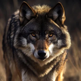 Wild Wolf Close-up