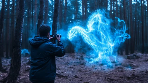 Forest Photographer Captures Light Spirit