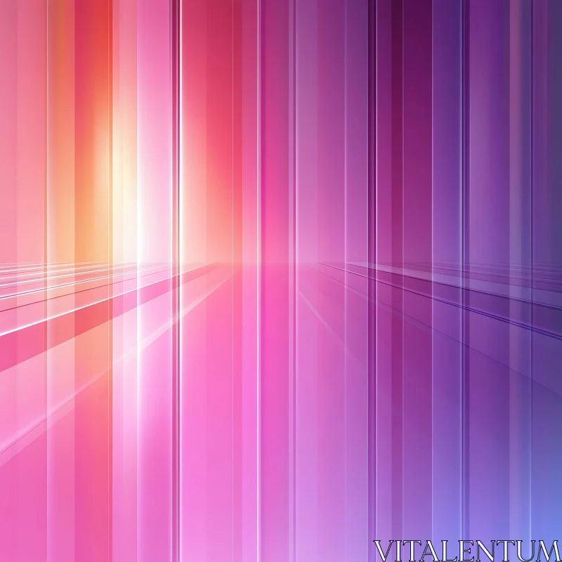 Colorful Abstract Lines AI Image