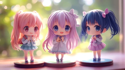 Adorable Chibi Anime Figurines