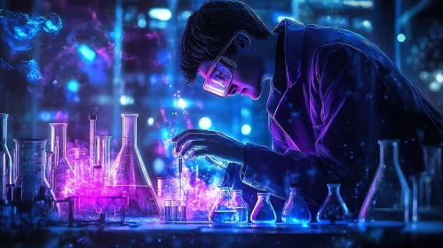 Futuristic Science Lab