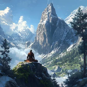 Peaceful Mountain Meditation