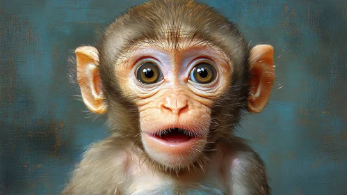 Artistic Monkey Expression