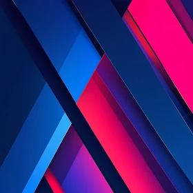 Colorful Intersecting Planes Composition