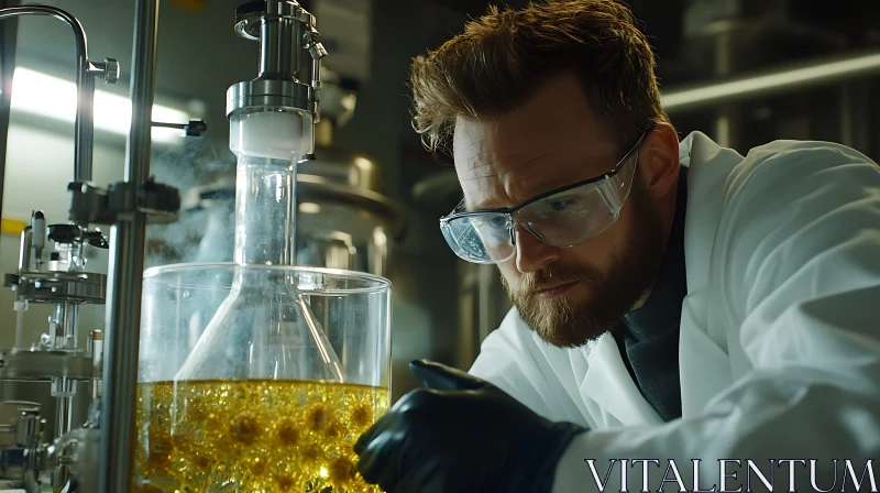 Intense Lab Research Scene AI Image