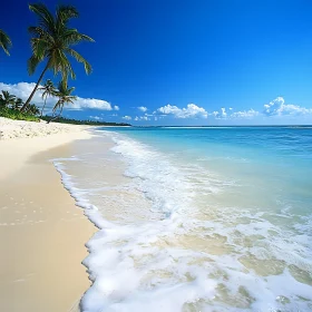 Azure Waters and White Sands Beach