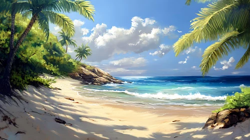 Seaside Paradise: A Tropical Beach View