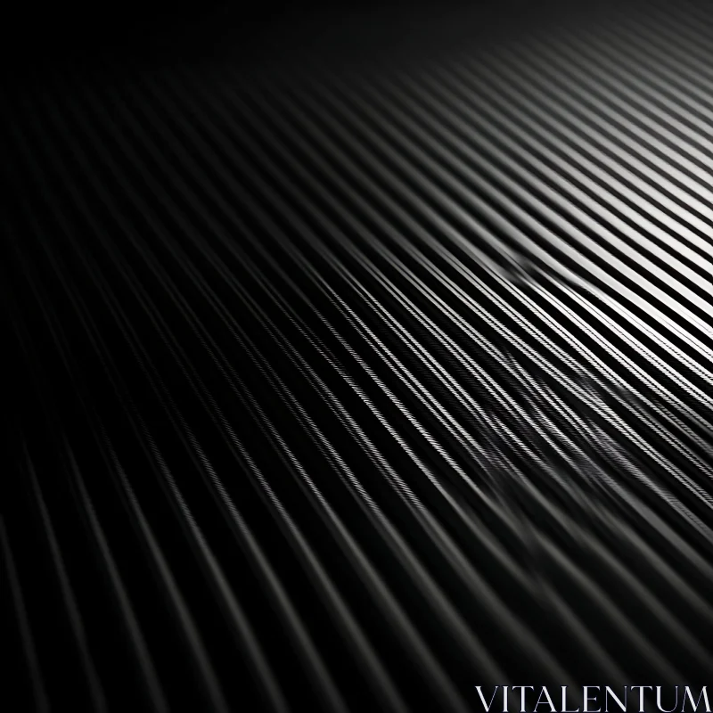 Abstract Black and White Lines Pattern AI Image