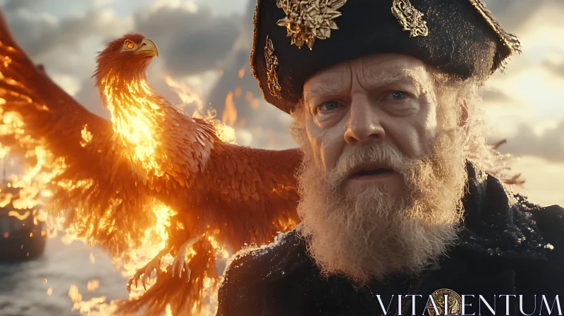 AI ART Captain and the Firebird