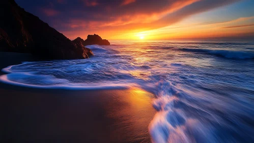 Sunset over the Ocean