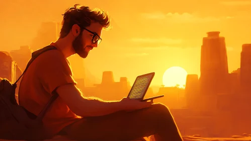 Sunset Coding Session