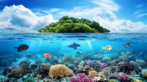 Tropical Island's Underwater World