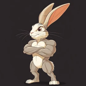 Strong Rabbit Character Design