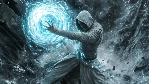 Enigmatic Figure Wielding Power