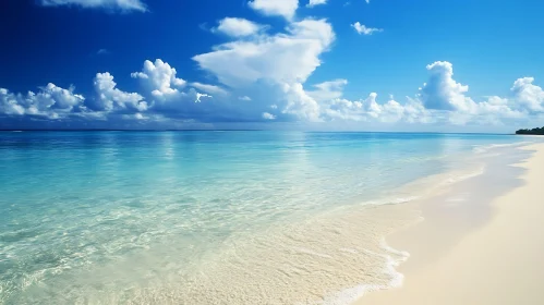 Azure Waters and White Sands Beach