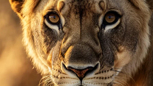 Close-Up of a Lioness