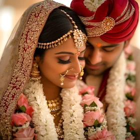 Intimate Wedding Moment: A Portrait of Love