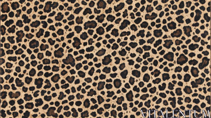 Spotted Feline Pattern Design AI Image