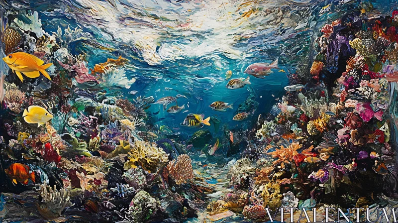 AI ART Underwater World: A Coral Reef Ecosystem