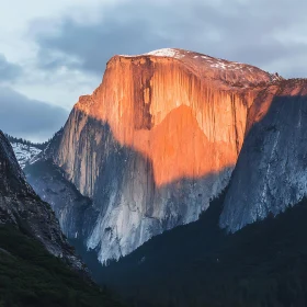 Mountain Sunset Glow